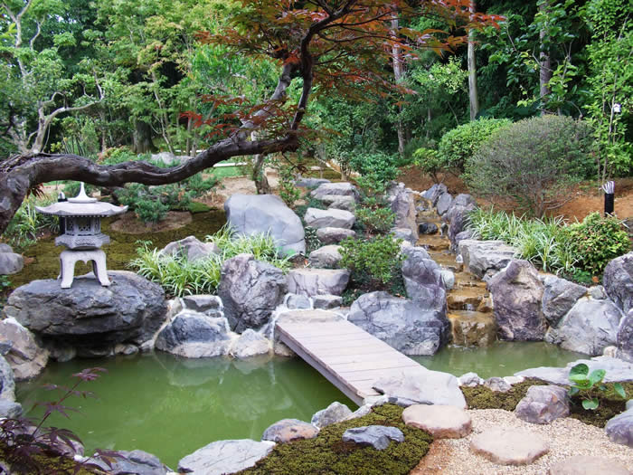 奈良県明日香村 池のある本格和風庭園 古民家の庭リフォーム 奈良の外構 お庭 エクステリアの専門店リーフユニティ